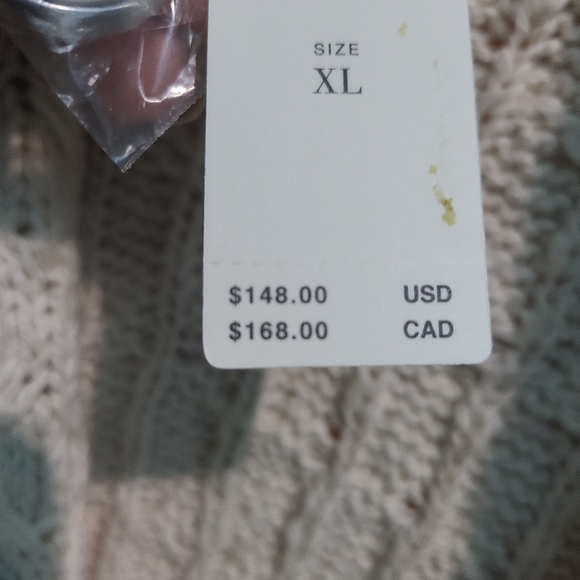 Anthropologie Pilcro and the Letterpress cream Textured Longline Cardigan XL - Picture 10 of 12